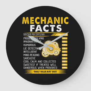 Relógio Grande Amantes Mecânicas Fatos mecânicos