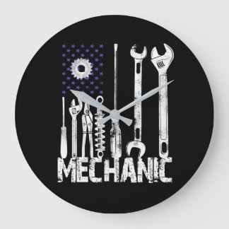 Relógio Grande Amantes Mecânicos | Bandeira Mecânica dos EUA