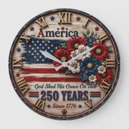 Relógio Grande America 250 Years 1776 Anniversary