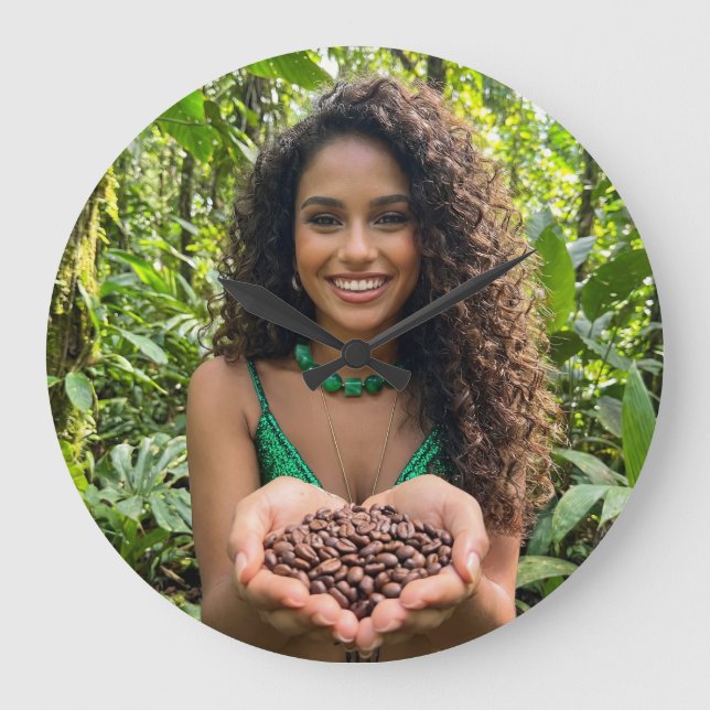 RELÓGIO GRANDE AMOR NA FLORESTA TROPICAL  (Frente)