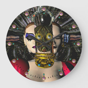 Relógio Grande ANDROID XENIA SPACESHIP PILOT Science Fiction