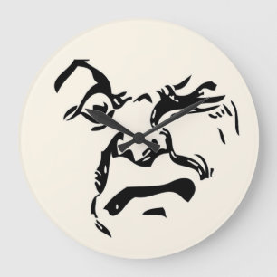 RELÓGIO GRANDE ANGRY MOON