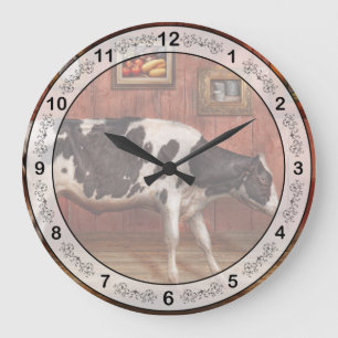 Relógio Grande Animal - A Vaca