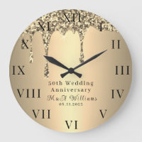 Aniversário de 50 anos de Casamento Moderno Elegan