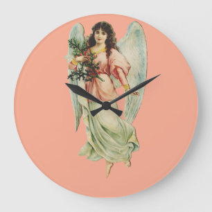 Relógio Grande Anjo da Guarda Divina Vigilância e Arte da Graça