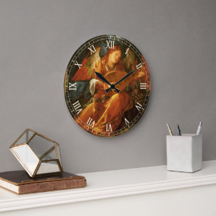 Relógio Grande Anjo do Festival das Grinaldas de Rosas por Albrec