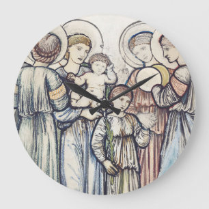 Relógio Grande Anjos e Crianças por Sir Edward Burne–Jones