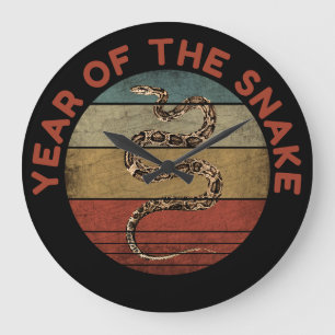 Relógio Grande Ano do Serpente 2025