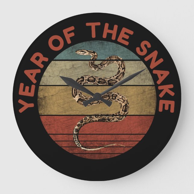 Relógio Grande Ano do Serpente 2025 (Frente)