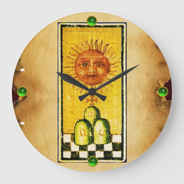 RELÓGIO GRANDE ANTÍQUIO RENAISSANCE TAROTS 19/O SOL (Frente)