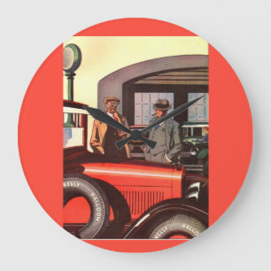 Relógio Grande Anúncio de pneus de 1920 Kelly Springfields - outr