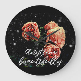 Relógio Grande Anytime Beautifully