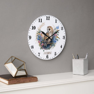 Relógio Grande Apelido bonito amantes de coruja