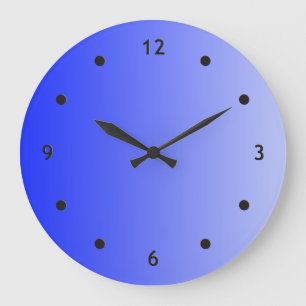 Relógio Grande APENAS GRAVAÇÕES CORES - azul real + ponto frontal