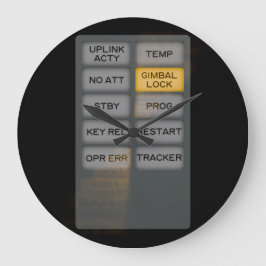 Relógio Grande Apollo Indicator Alarm DSKY, Gimbal Lock Clock