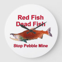 Após salmões - pare a mina do seixo