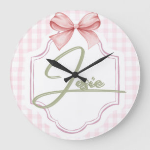 Relógio Grande Arco de Ensino Josie Baby Girl Personalizado