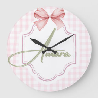 Relógio Grande Arco Personalizado do Amara Baby Girl