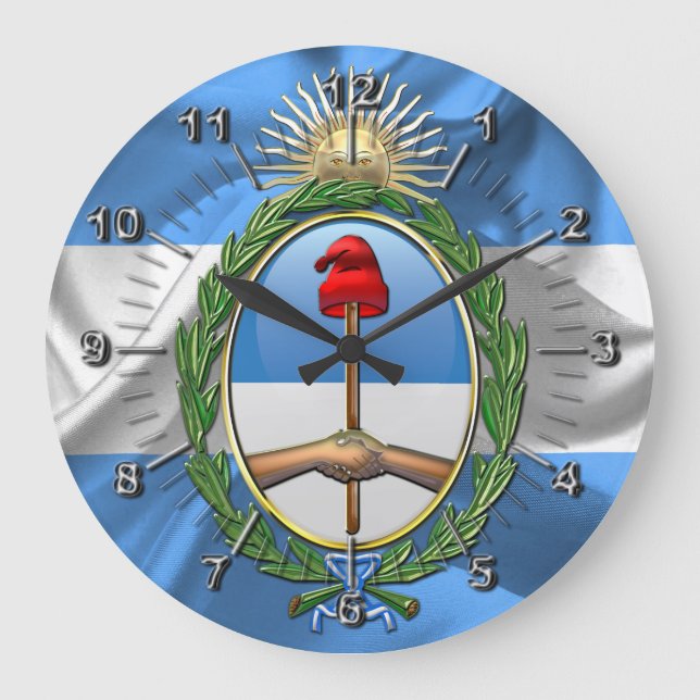 Relógio Grande Argentina Coat of arms (Frente)