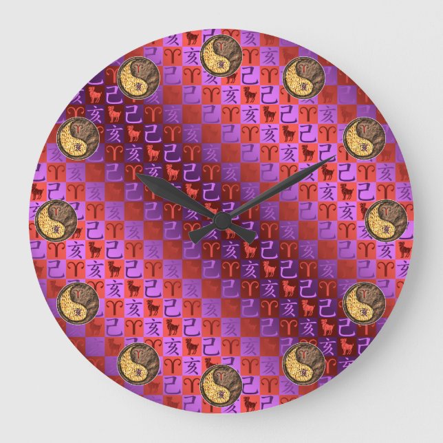 Relógio Grande Aries & Earth Boar (Frente)