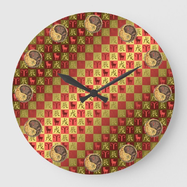 Relógio Grande Aries & Earth Dragon (Frente)