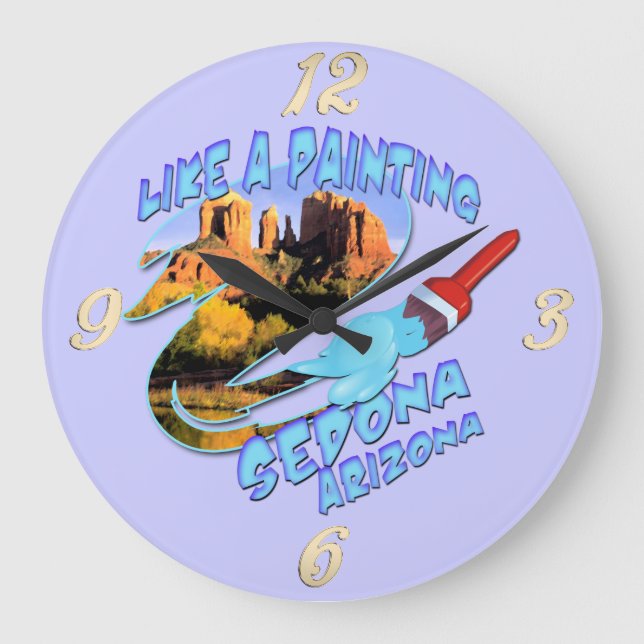 Relógio Grande Arizona Sedona Wall Clock (Frente)