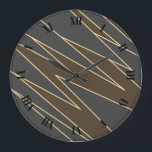 Relógio Grande Art Deco<br><div class="desc">Art Deco Wall Clock com Numerais Romanos</div>