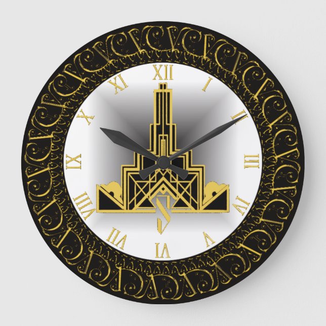 Relógio Grande Art Deco (Frente)