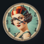 Relógio Grande Art Deco<br><div class="desc">design de relógio do excelente. Você vai adorar como os outros. Esteja livre para usar este design para outro produto que você quiser ou para custo e adicionar seu texto. Siga-me para mais. Obrigado. Tenha um bom dia.</div>
