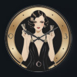 Relógio Grande Art Deco<br><div class="desc">design de relógio do excelente. Você vai adorar como os outros. Esteja livre para usar este design para outro produto que você quiser ou para personalizar e adicionar seu texto. Siga-me para mais. Obrigado. Tenha um bom dia.</div>