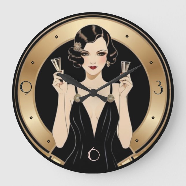 Relógio Grande Art Deco (Frente)