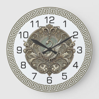 Relógio Grande Art Deco Swan