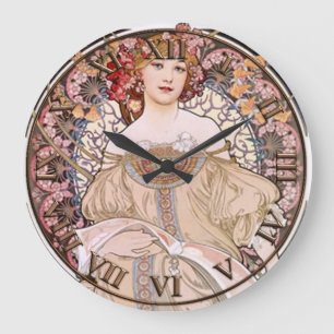 Relógio Grande Art Nouveau Clock