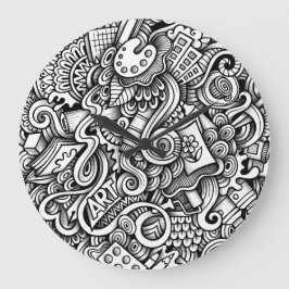 Relógio Grande Art Wall Clock