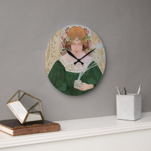 Relógio Grande Arte Antiga Arte Nova Helm Cacao por Privat Livemo