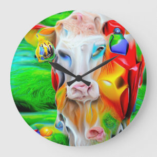 Relógio Grande Arte de Fazenda Surreal