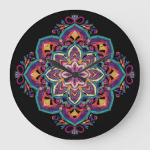 Arte Floral Boho Folclórica