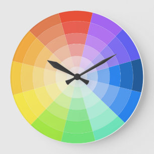 Relógio Grande Artistas Colorwheel