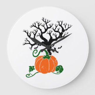 Relógio Grande Árvore de Halloween Camisas de Outono Suéter de Ha