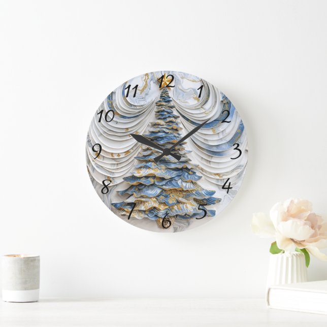 Relógio Grande Árvore de Natal Magia Festiva (Lar)