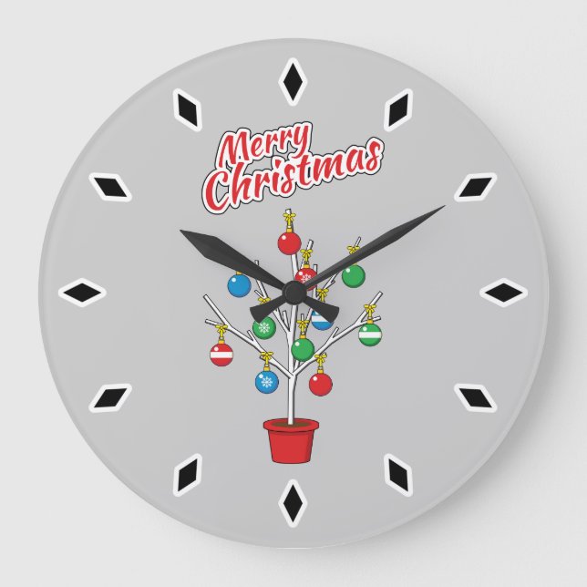 Relógio Grande Árvore do Ramal de Natal - Feliz Natal (Frente)