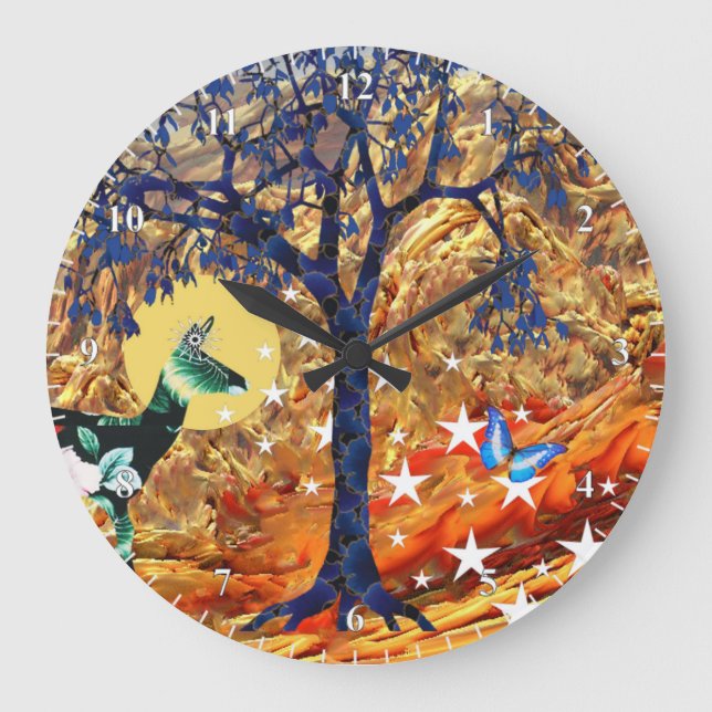 Relógio Grande Árvore Mágica (Frente)