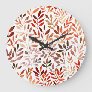 Relógio Grande Árvores retrógradas, padrão sem costura de aquarel