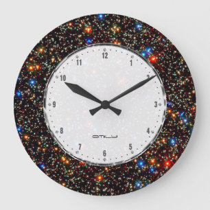 Relógio Grande As estrelas & os Sparkles refrigeram o teste
