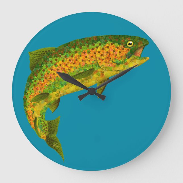 Relógio Grande Aspen Arco-Íris Folha 4 (Frente)