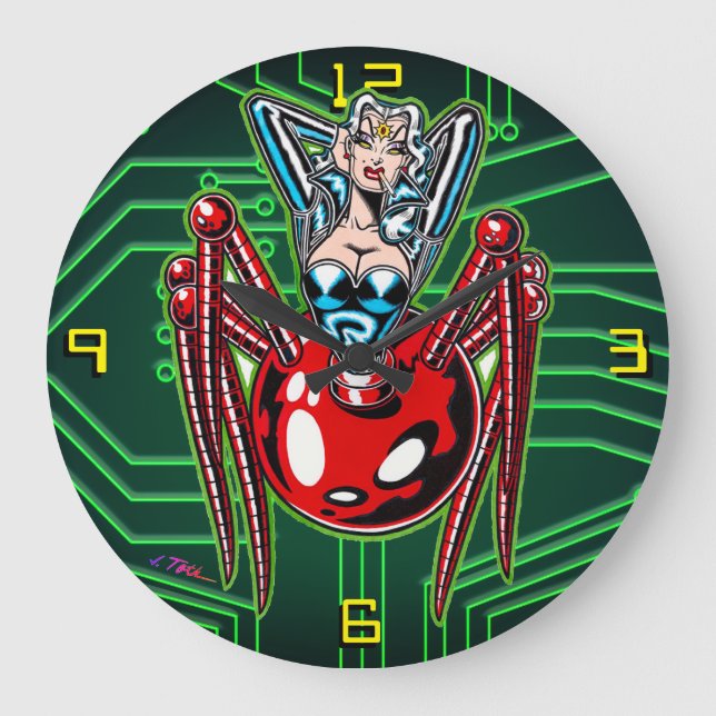 Relógio Grande Astro Creeps™: Madam Mechanism™ (Frente)