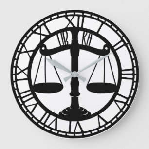 Relógio Grande Astrologia/Símbolo Zodiac/Libra