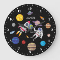 Astronauta do planeta no exterior do sistema solar