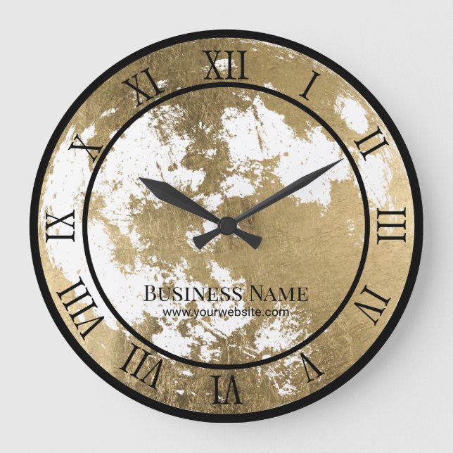 Relógio Grande Astronômico moderno da Lua Dourada (Frente)