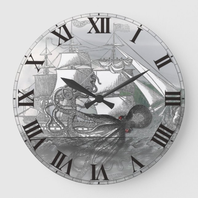 Relógio Grande Ataque pelo polvo gigante (Frente)